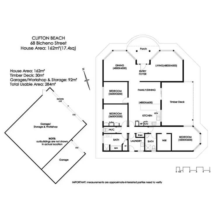 Floorplan of Homely house listing, 68 Bicheno Street, Clifton Beach TAS 7020