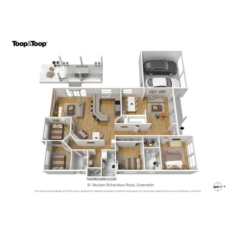 Floorplan of Homely house listing, 81 Reuben Richardson Road, Greenwith SA 5125