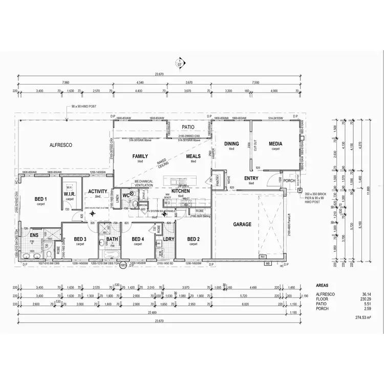 Floorplan of Homely house listing, 13 Elvire Street, Ormeau Hills QLD 4208
