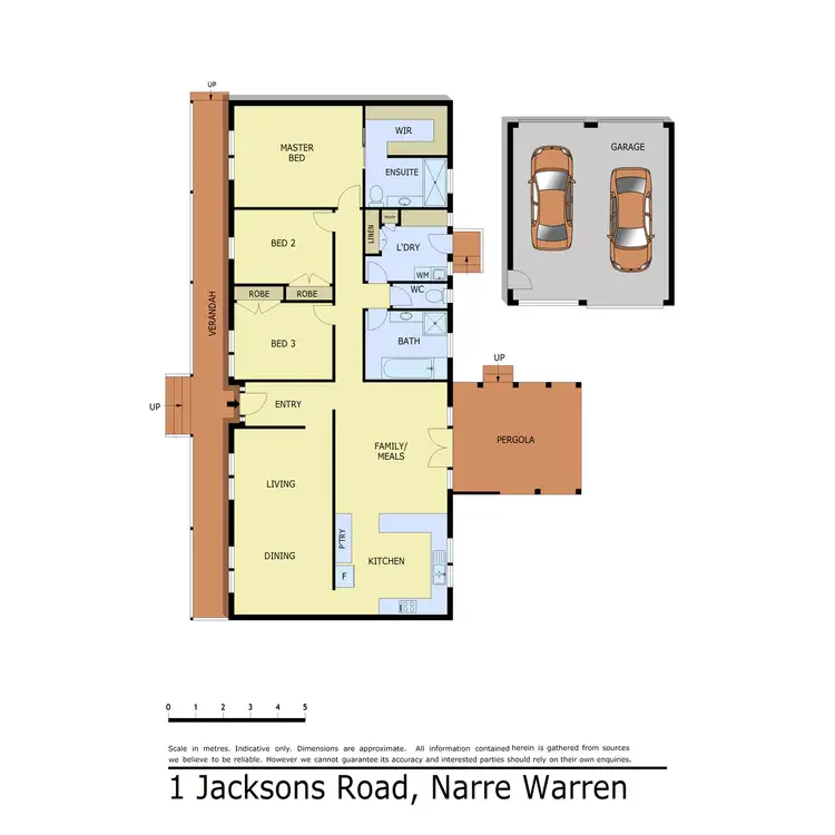 Floorplan of Homely house listing, 1 Jacksons Road, Narre Warren VIC 3805