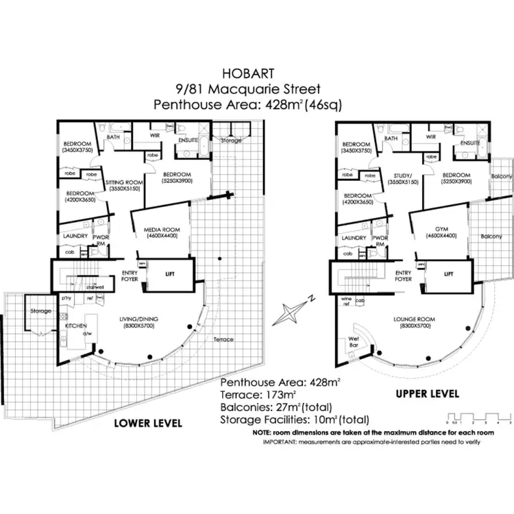 Floorplan of Homely apartment listing, 9/81 Macquarie Street, Hobart TAS 7000