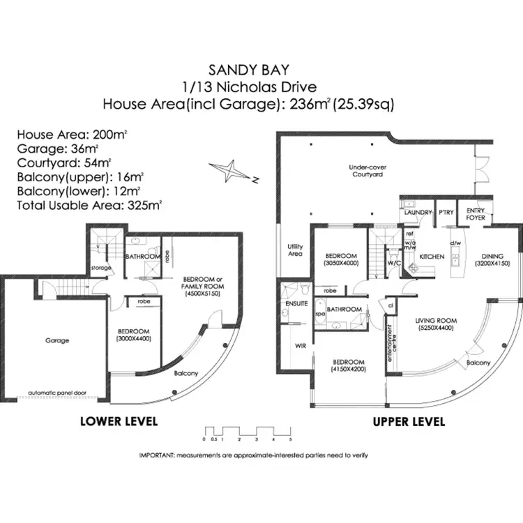 Floorplan of Homely house listing, 1/13 Nicholas Drive, Sandy Bay TAS 7005