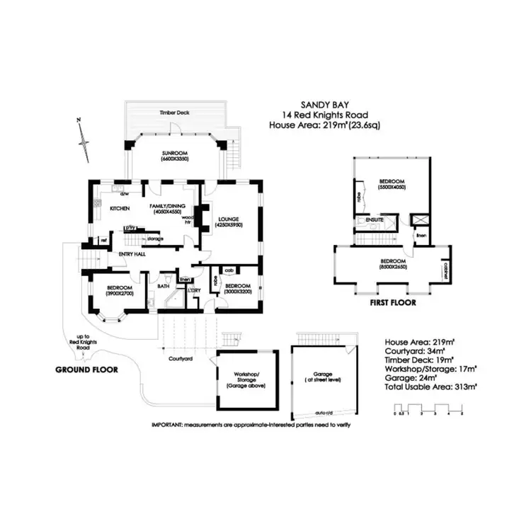 Floorplan of Homely house listing, 14 Red Knights Road, Sandy Bay TAS 7005