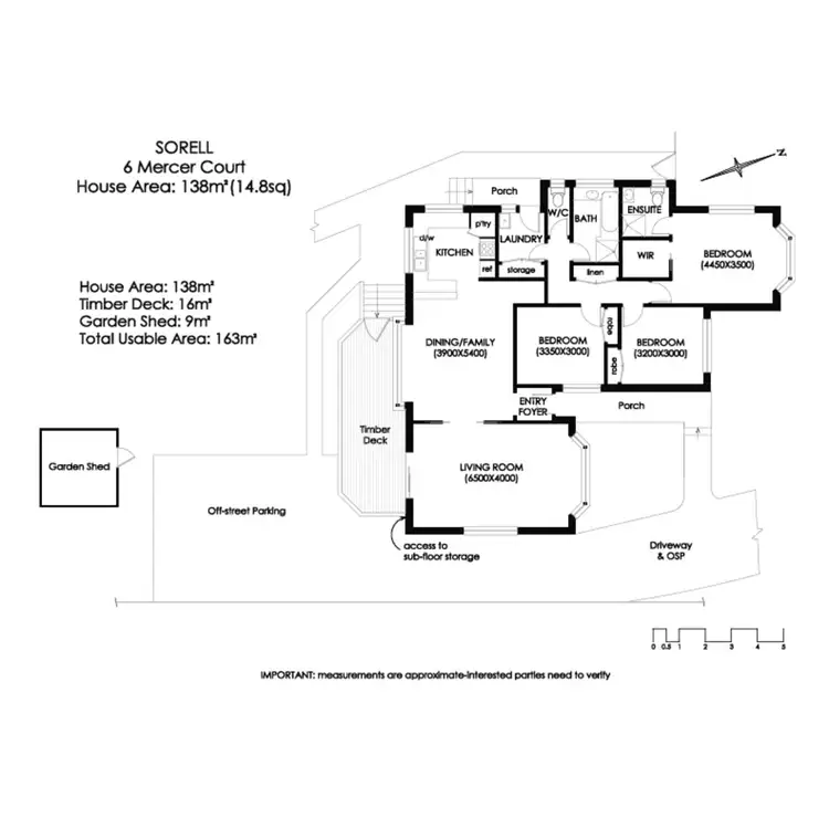 Floorplan of Homely house listing, 6 Mercer Court, Sorell TAS 7172