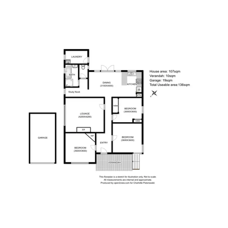 Floorplan of Homely house listing, 11 Ferndene Avenue, South Hobart TAS 7004