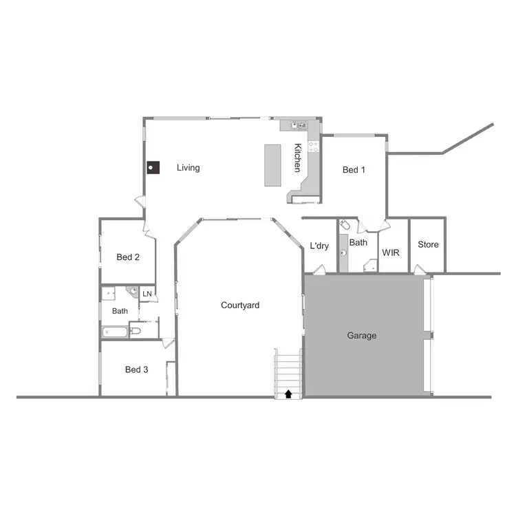 Floorplan of Homely rural property listing, 25 Grandview Drive, Mansfield VIC 3722