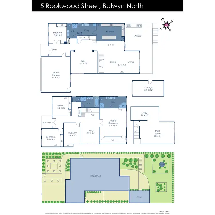 Floorplan of Homely house listing, 5 Rookwood Street, Balwyn North VIC 3104