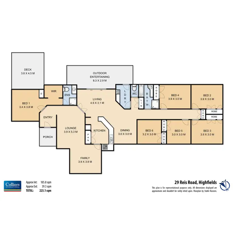 Floorplan of Homely house listing, 29 Reis Road, Highfields QLD 4352