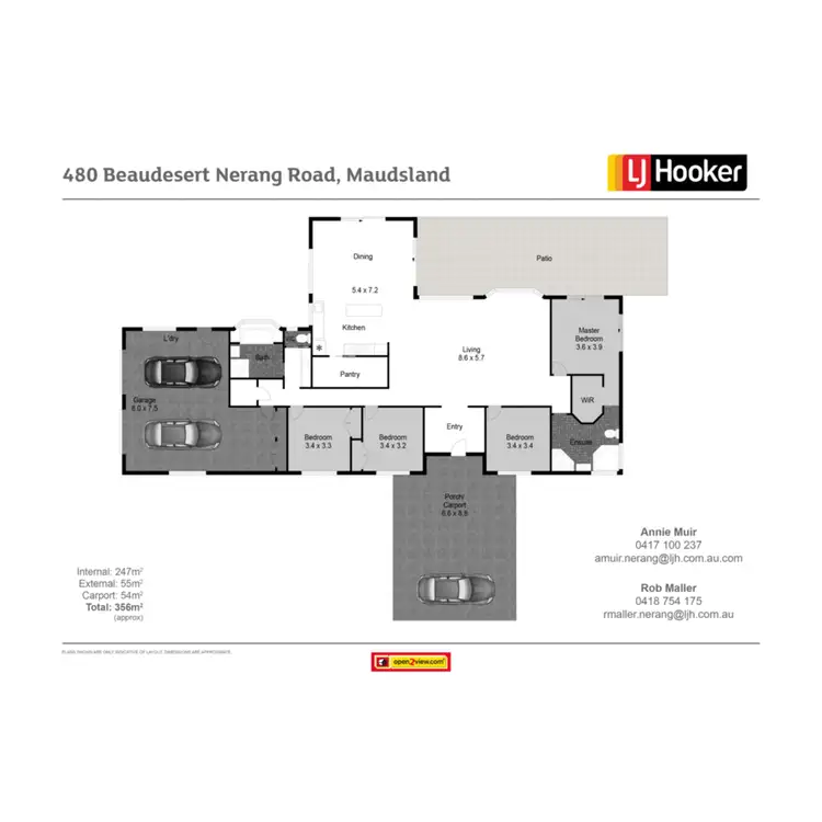 Floorplan of Homely house listing, 480 Beaudesert-Nerang Road, Maudsland QLD 4210