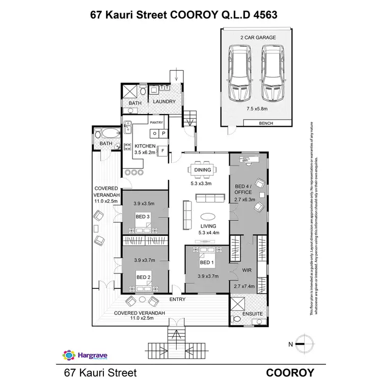 Floorplan of Homely house listing, 67 Kauri Street, Cooroy QLD 4563