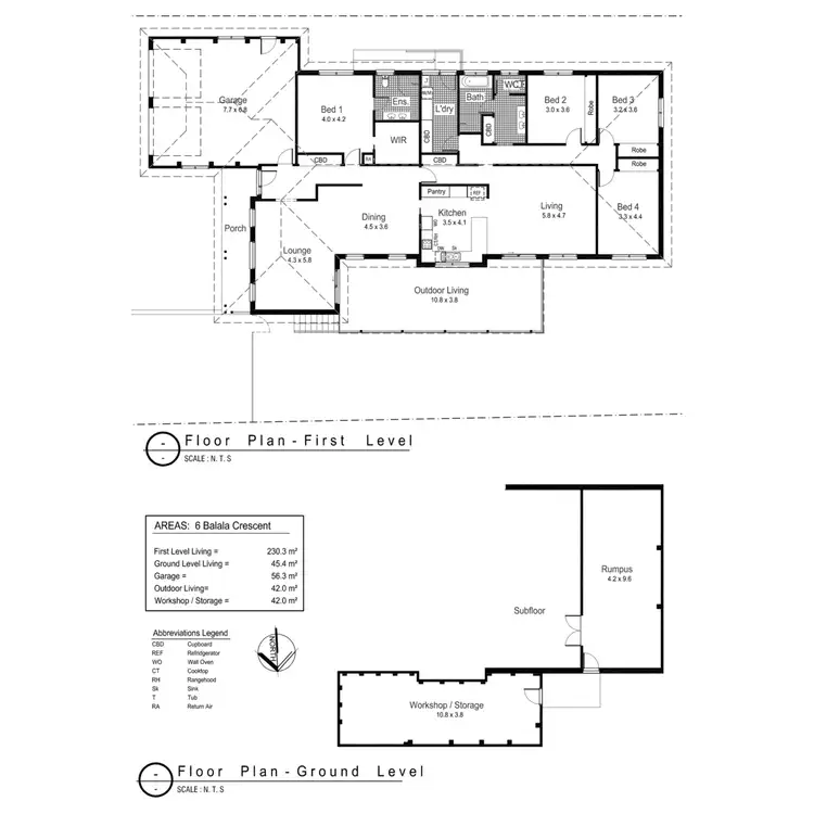 Floorplan of Homely house listing, 6 Balala Crescent, Bourkelands NSW 2650