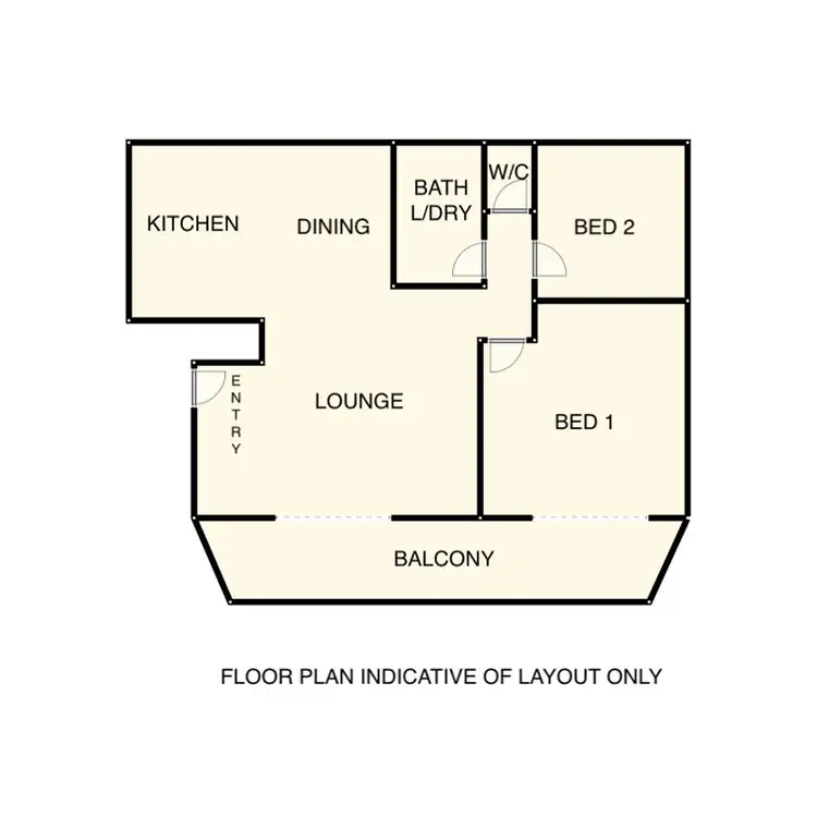 Floorplan of Homely unit listing, 44/169 John Paul Drive, Springwood QLD 4127