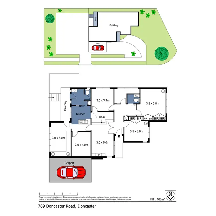 Floorplan of Homely house listing, 769 Doncaster Road, Doncaster VIC 3108