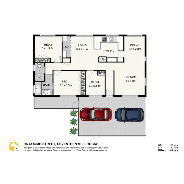 Floorplan of Homely house listing, 15 Coomb Street, Seventeen Mile Rocks QLD 4073