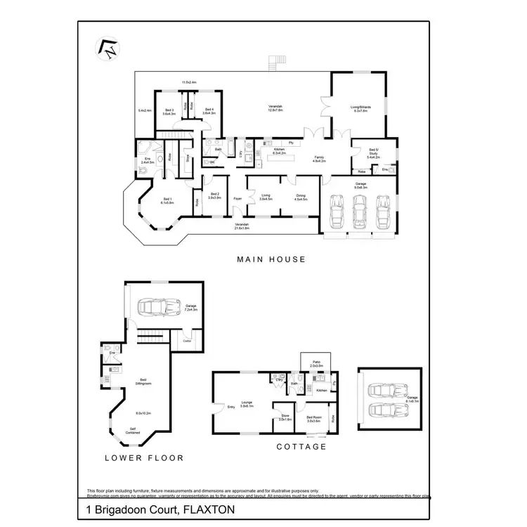 Floorplan of Homely house listing, 1 Brigadoon Court, Flaxton QLD 4560