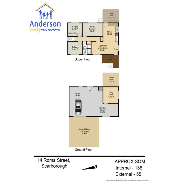 Floorplan of Homely house listing, 14 Roma Street, Scarborough QLD 4020
