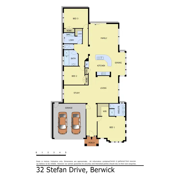 Floorplan of Homely house listing, 32 Stefan Drive, Berwick VIC 3806