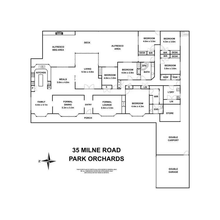 Floorplan of Homely house listing, 35-39 Milne Road, Park Orchards VIC 3114