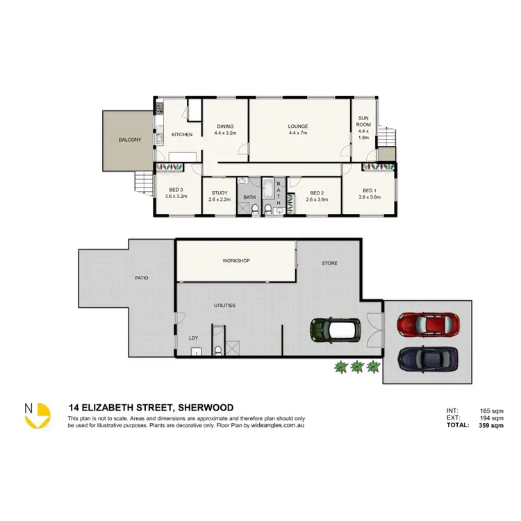 Floorplan of Homely house listing, 14 Elizabeth Street, Sherwood QLD 4075