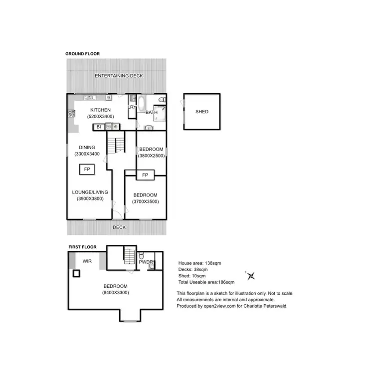 Floorplan of Homely house listing, 20 Davenport Street, Glebe TAS 7000
