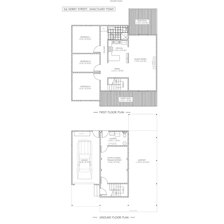 Floorplan of Homely house listing, 56 Kerry Street, Sanctuary Point NSW 2540