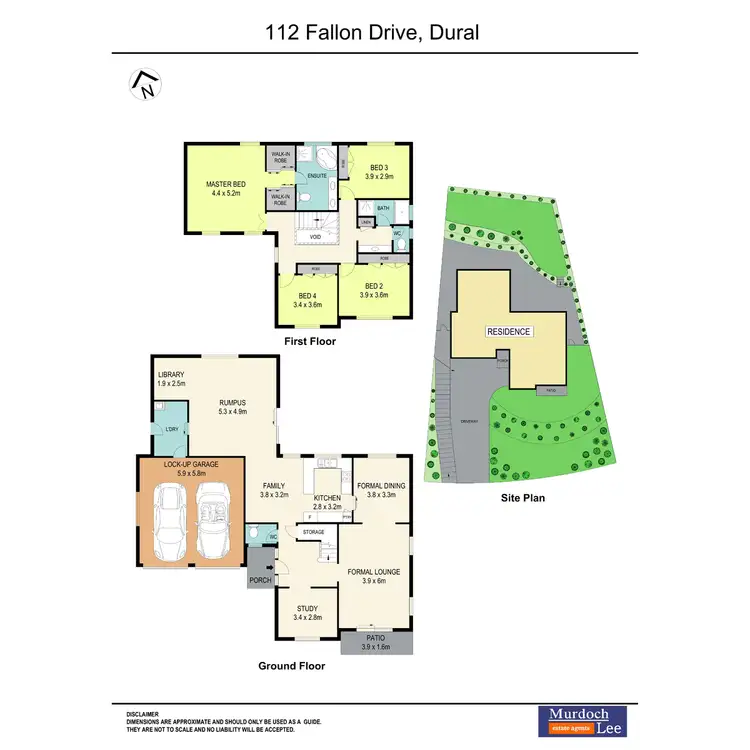 Floorplan of Homely house listing, 112 Fallon Drive, Dural NSW 2158