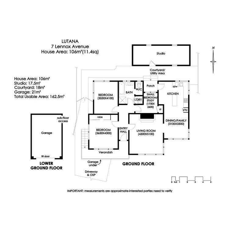 Floorplan of Homely house listing, 7 Lennox Avenue, Lutana TAS 7009