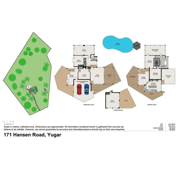 Floorplan of Homely rural property listing, 171 Hansen Road, Yugar QLD 4520