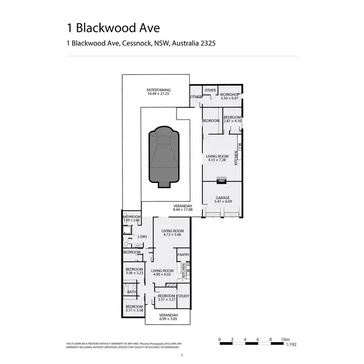 Floorplan of Homely house listing, 1 Blackwood Avenue, Cessnock NSW 2325