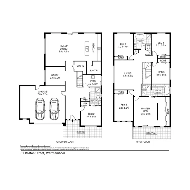 Floorplan of Homely house listing, 61 Boston Drive, Warrnambool VIC 3280