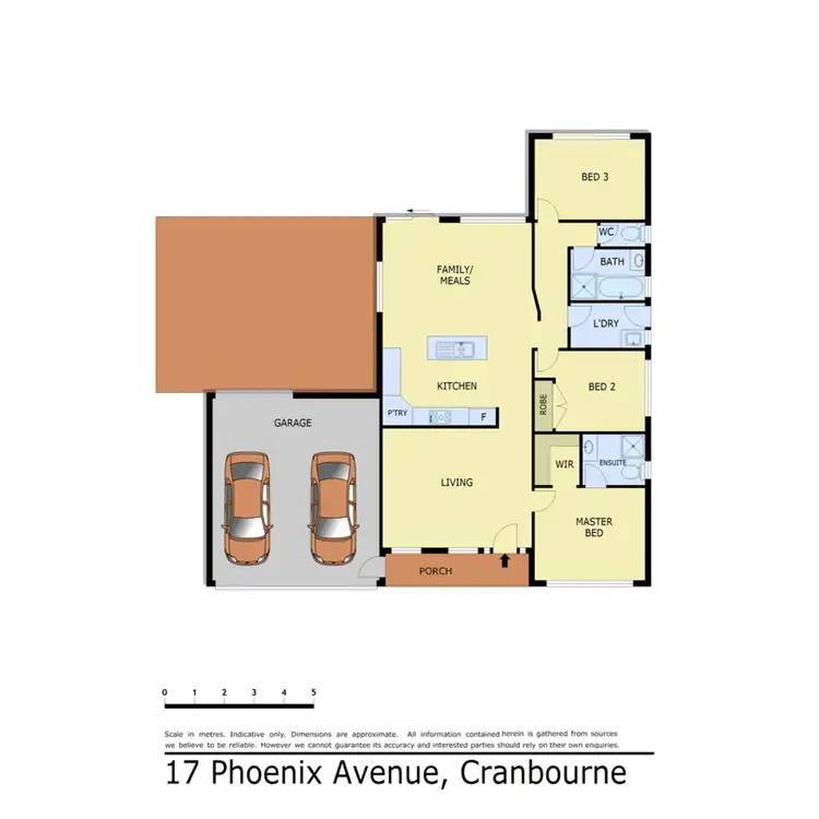 Floorplan of Homely house listing, 17 Phoenix Avenue, Cranbourne VIC 3977