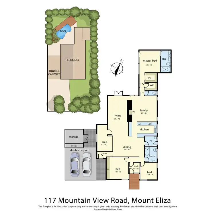 Floorplan of Homely house listing, 117 Mountain View Road, Mount Eliza VIC 3930