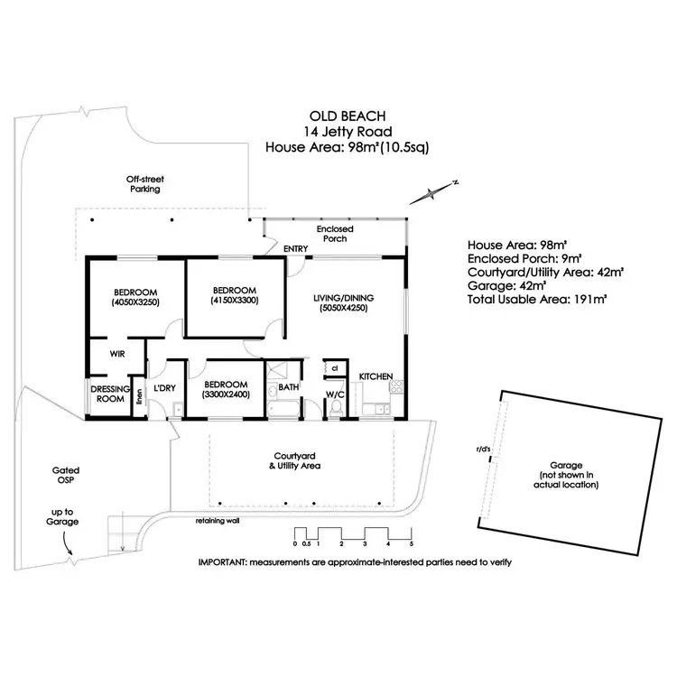 Floorplan of Homely house listing, 14 Jetty Road, Old Beach TAS 7017