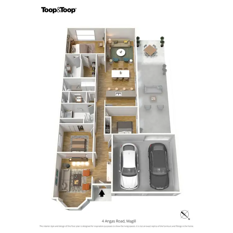Floorplan of Homely house listing, 4 Angas Road, Magill SA 5072