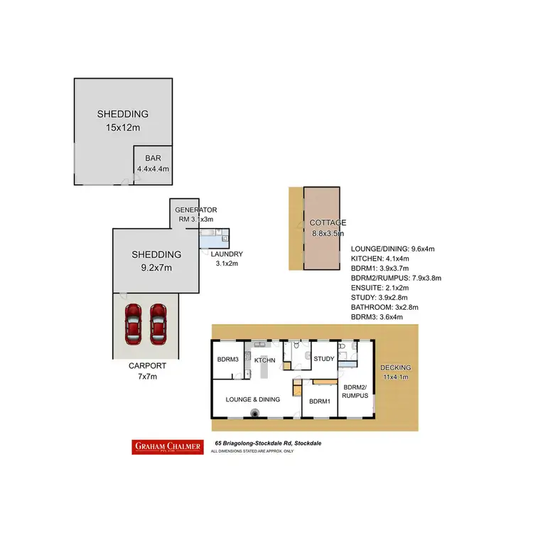 Floorplan of Homely rural property listing, 615 Briagolong-Stockdale Road, Stockdale VIC 3862