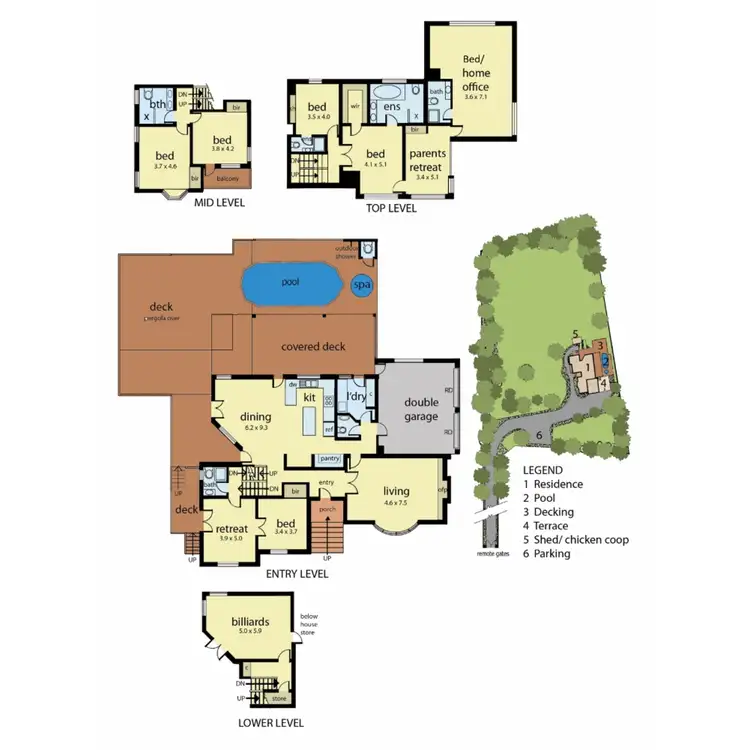 Floorplan of Homely house listing, 105 Hopetoun Avenue, Mount Martha VIC 3934