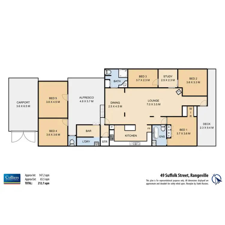 Floorplan of Homely house listing, 49 Suffolk Street, Rangeville QLD 4350