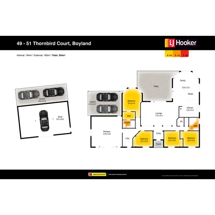 Floorplan of Homely house listing, 49-51 Thornbird Court, Canungra QLD 4275