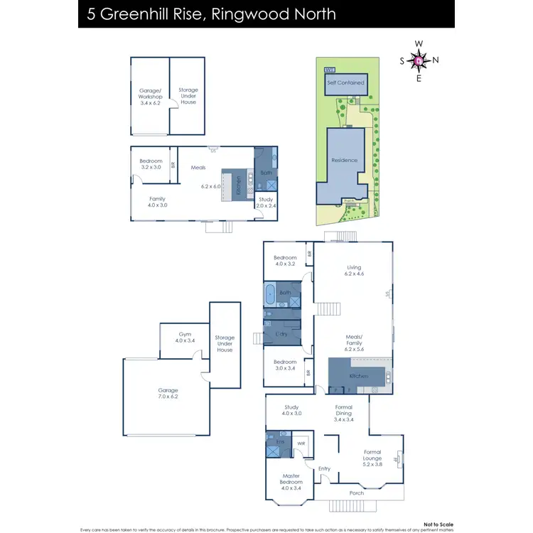 Floorplan of Homely house listing, 5 Greenhill Rise, Ringwood North VIC 3134