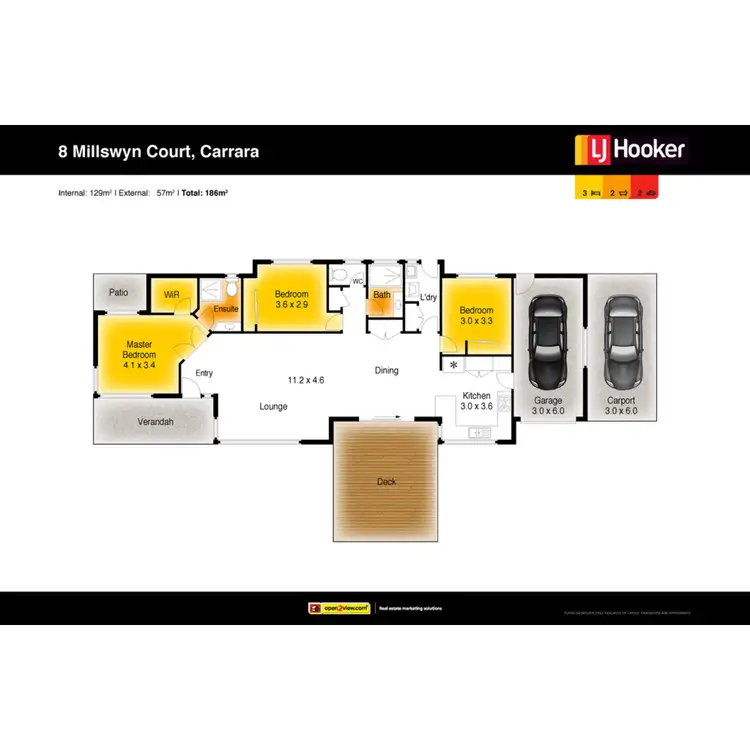 Floorplan of Homely house listing, 8 Millswyn Court, Carrara QLD 4211