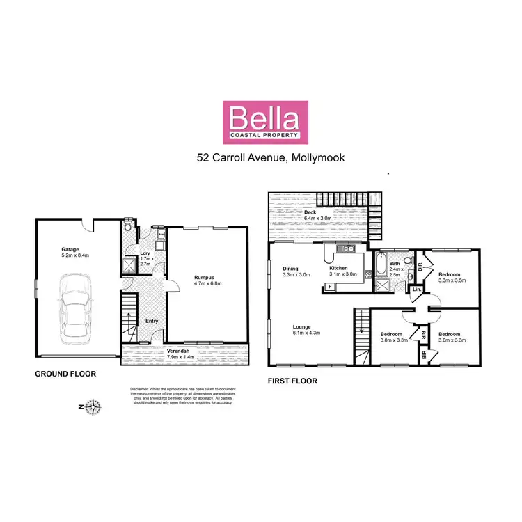 Floorplan of Homely house listing, 52 Carroll Avenue, Mollymook Beach NSW 2539