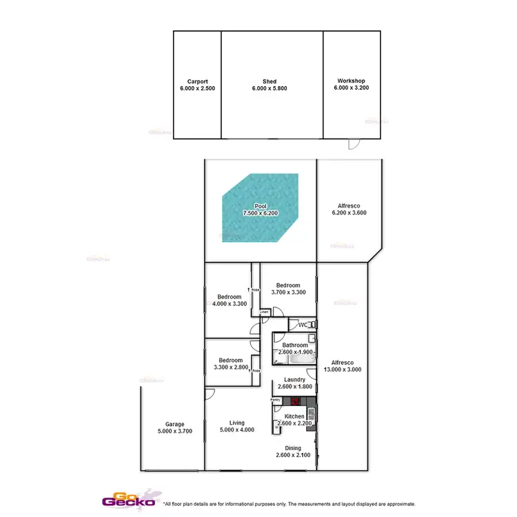 Floorplan of Homely house listing, 37 Alkeeba Street, Banyo QLD 4014