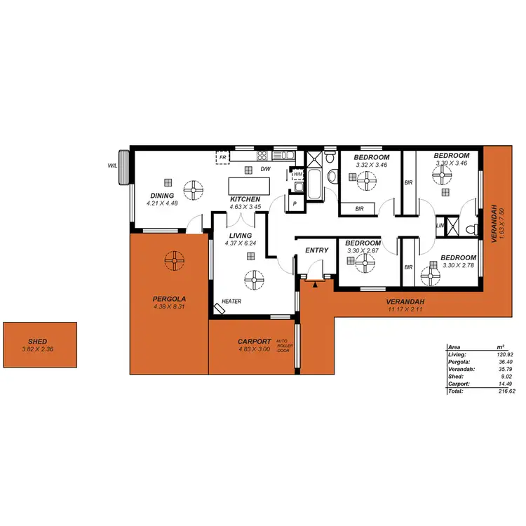 Floorplan of Homely house listing, 21 Linden Avenue, Hazelwood Park SA 5066