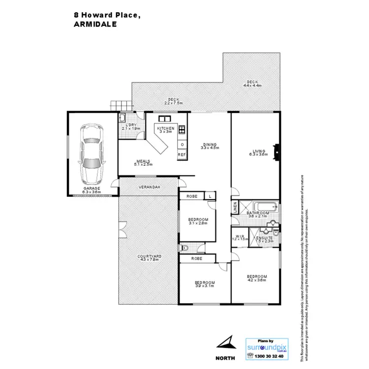 Floorplan of Homely house listing, 8 Howard Place, Armidale NSW 2350