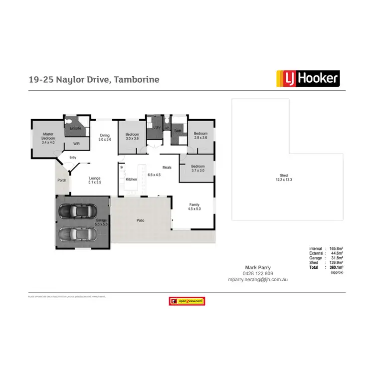 Floorplan of Homely house listing, 19-25 Naylor Drive, Tamborine QLD 4270