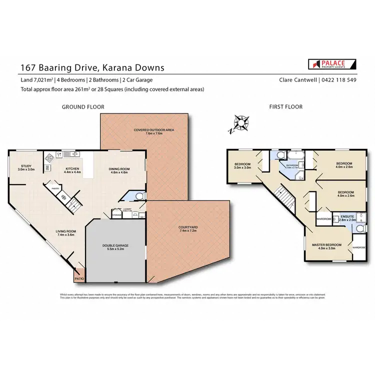 Floorplan of Homely house listing, 167 Baaring Drive, Karana Downs QLD 4306