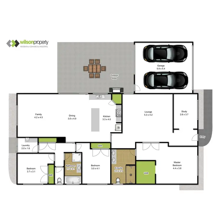 Floorplan of Homely house listing, 3 Chown Court, Rosedale VIC 3847
