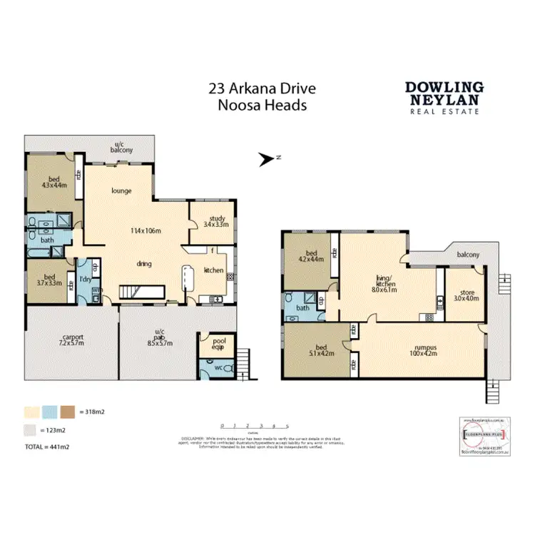 Floorplan of Homely house listing, 23 Arkana Drive, Noosa Heads QLD 4567