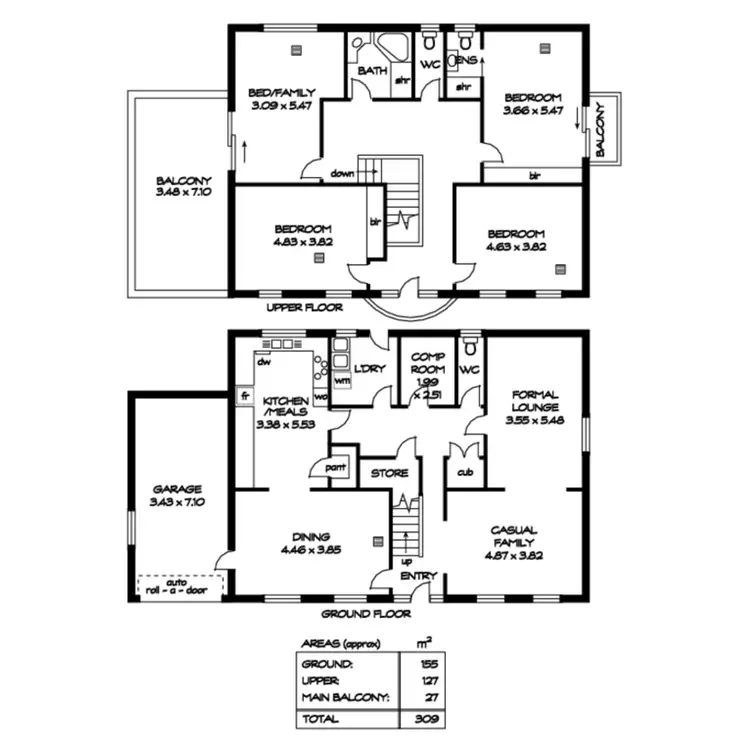 Floorplan of Homely house listing, 12 Homes Avenue, Magill SA 5072