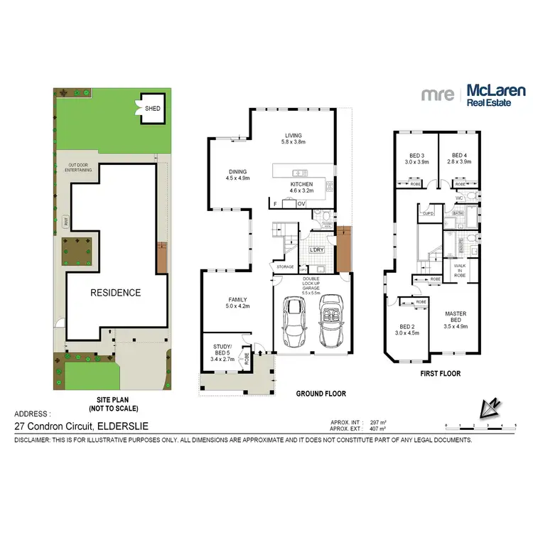 Floorplan of Homely house listing, 27 Condron Circuit, Elderslie NSW 2570